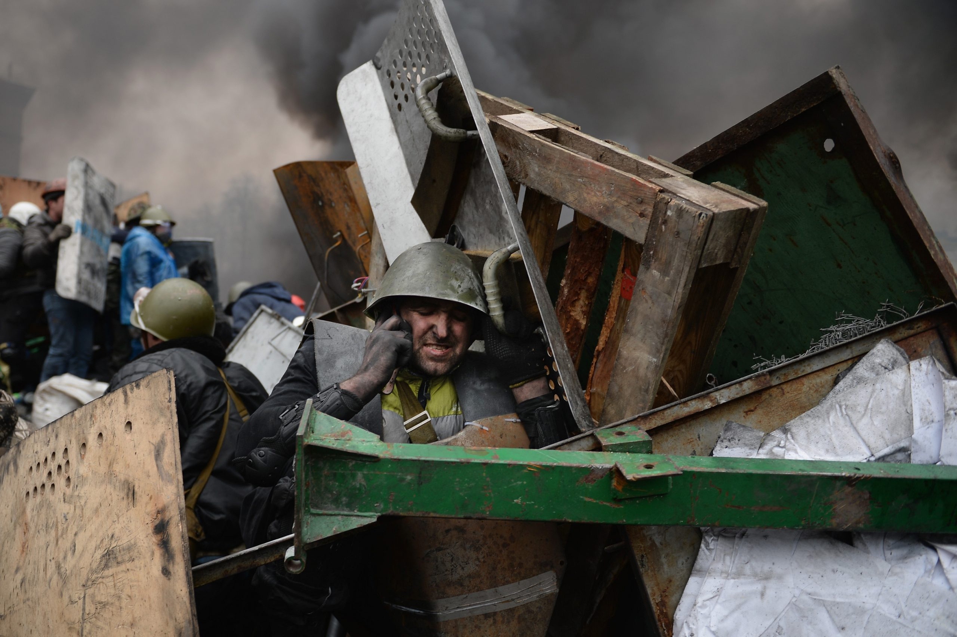 Kiev, immagini di guerra