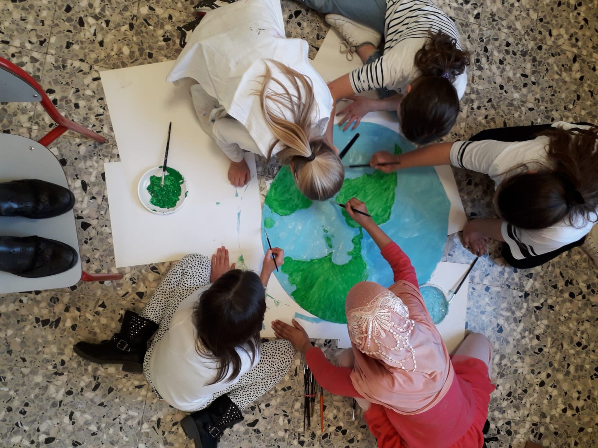 Scuola Calvino Bergamo Lavori sul clima _1