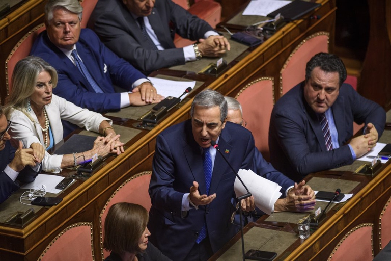 Il senatore Maurizio Gasparri