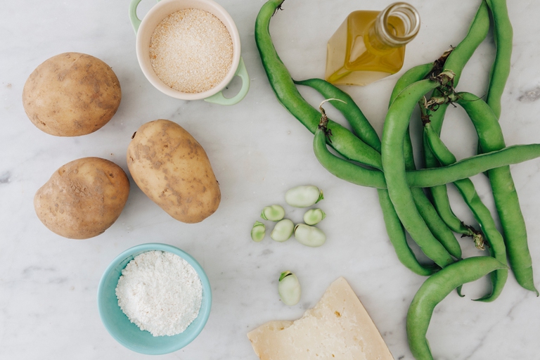 Crocchette di fave e patate