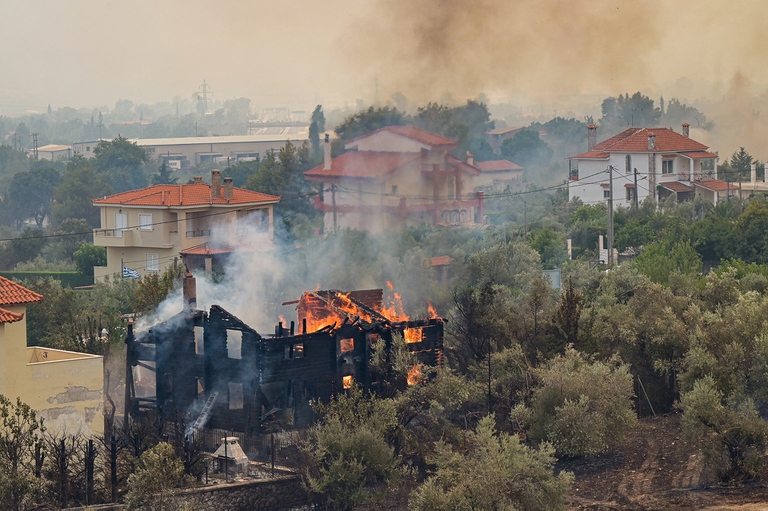 Incendi in Grecia