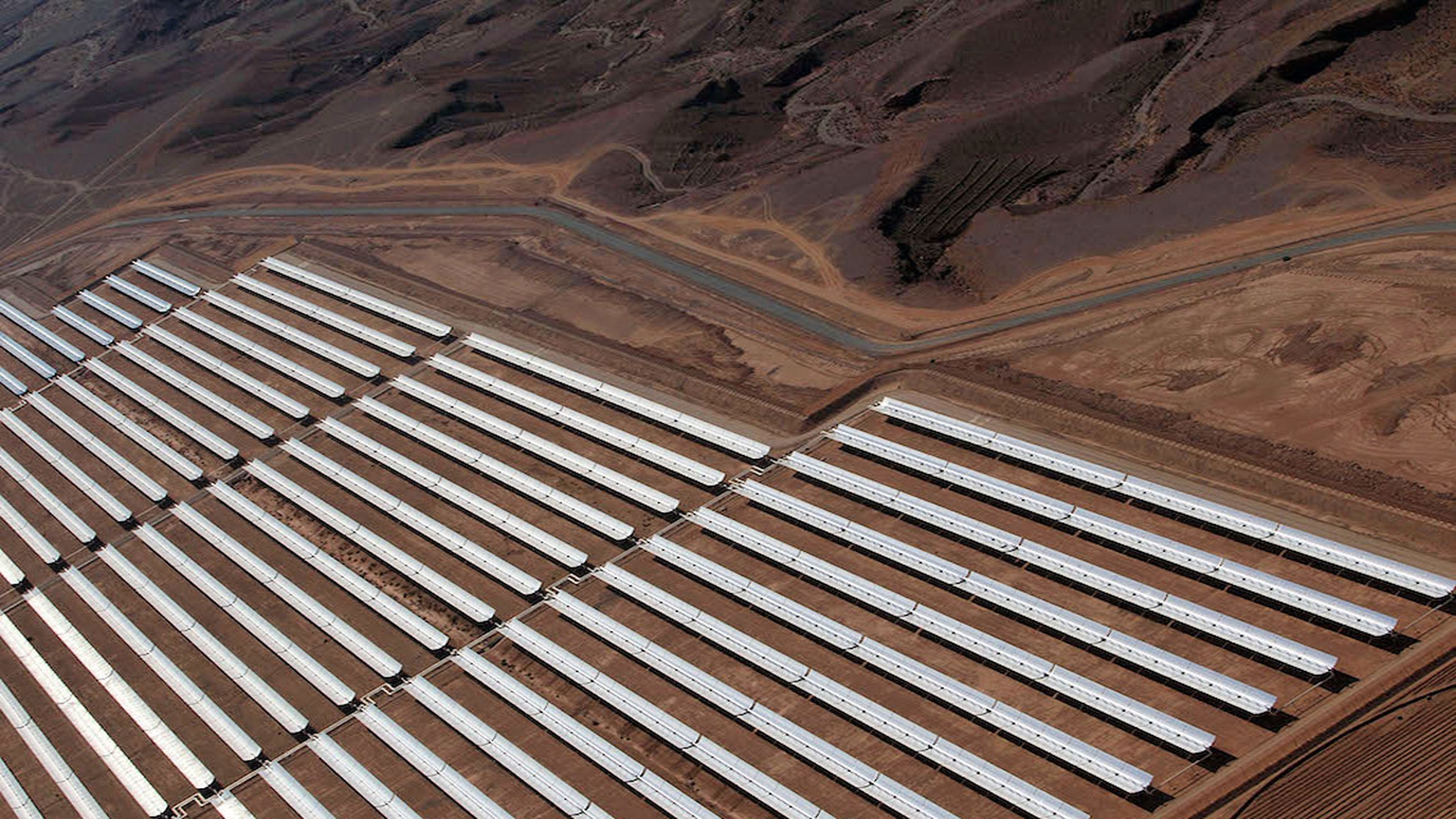 Centrale solare Noor - Ouarzazate in Marocco