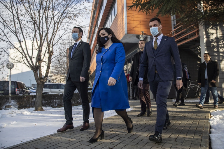 La presidente del Kosovo Vjosa Osmani 