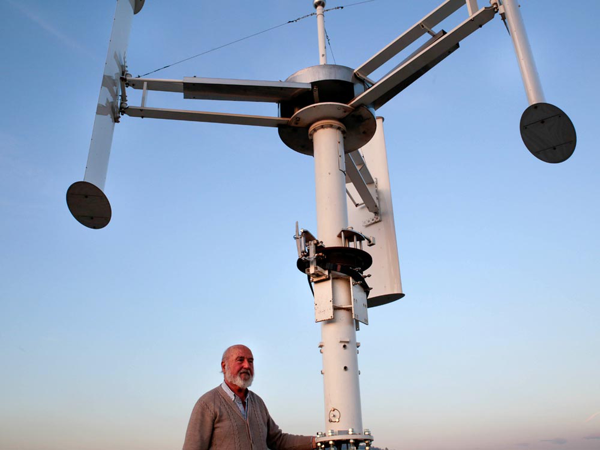 L'inventore della pala eolica da appartamento