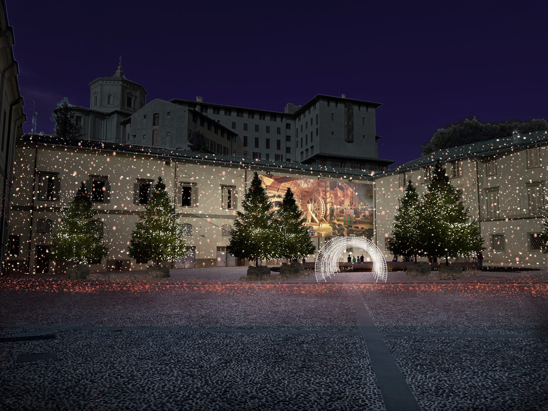 Christmas design Bergamo