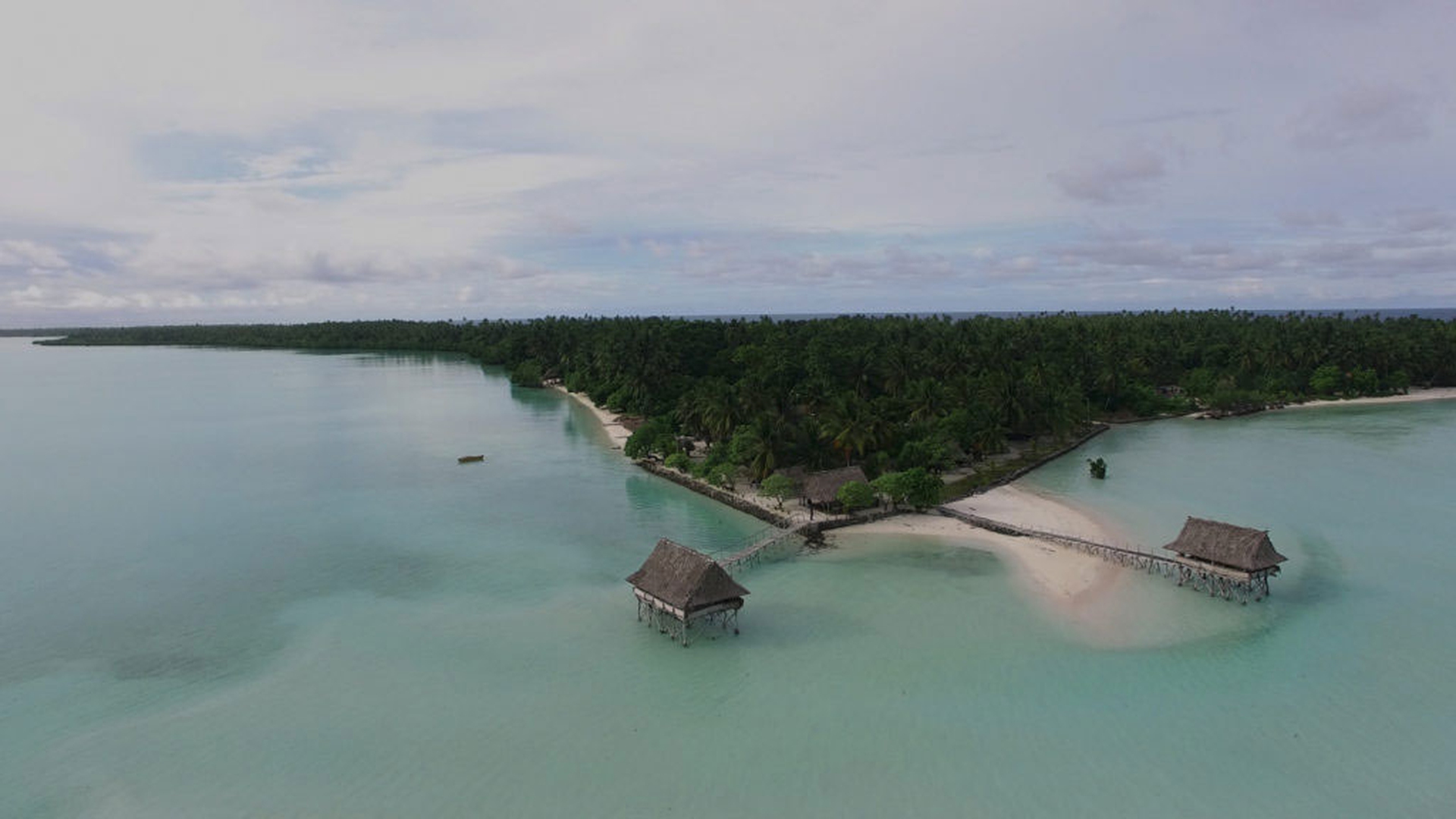 Anote's Ark, Kiribati vista dall'alto