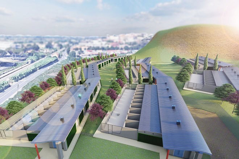 Il rendering del prossimo ospedale veterinario pubblico di Rom