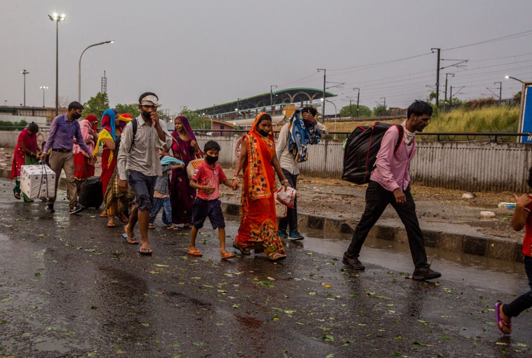 India coronavirus lockdown, migrants