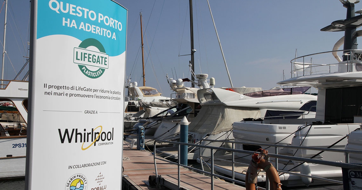 LifeGate PlasticLess raggiunge le Marche con due Seabin, a Fano e San