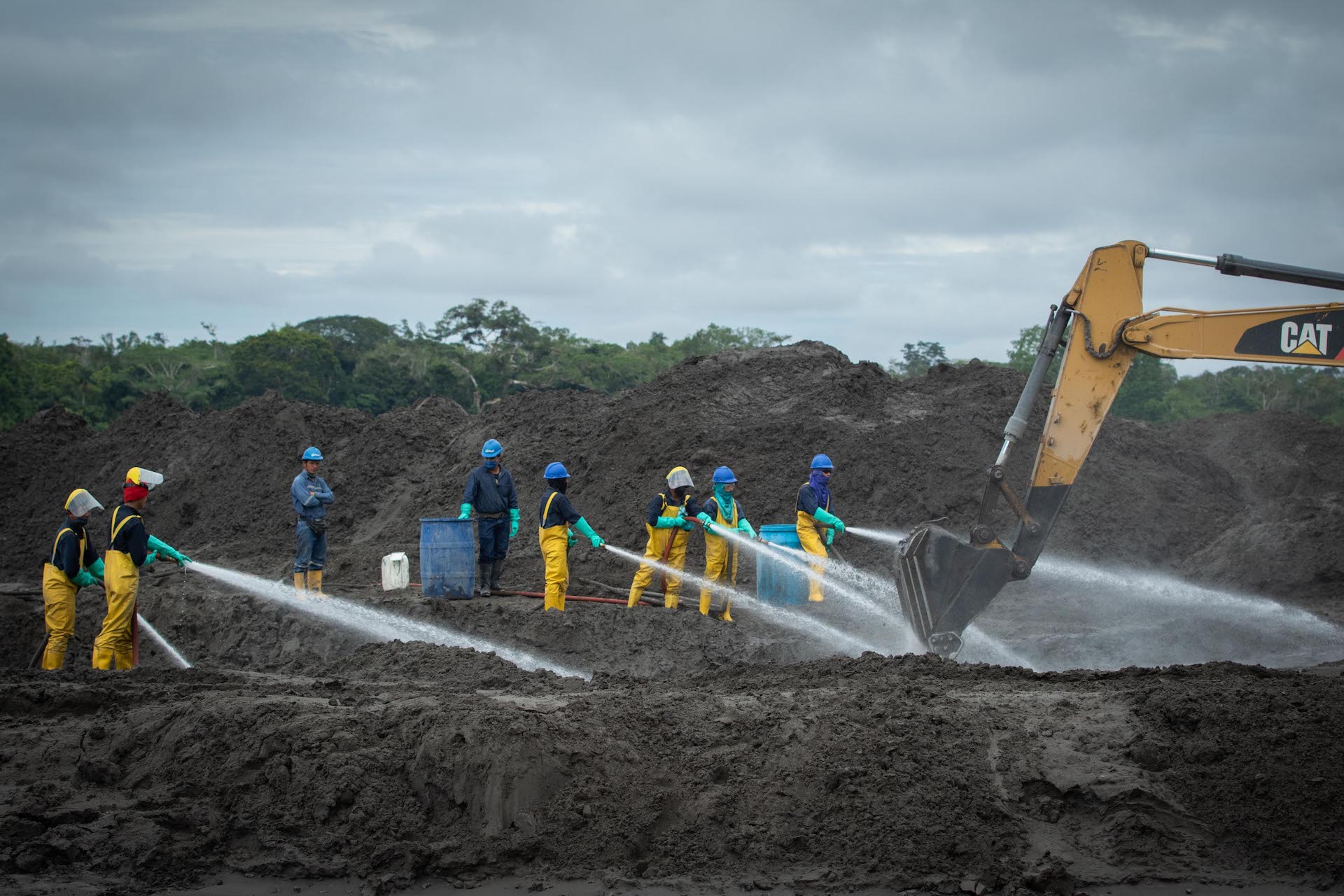 Coca River oil spill