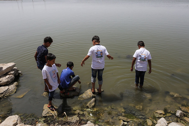 attivisti che difendono Tigri, Eufrate e paludi mesopotamiche in Iraq