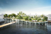 L’oasi urbana che sorgerà sulle rive dell’Hudson a New York