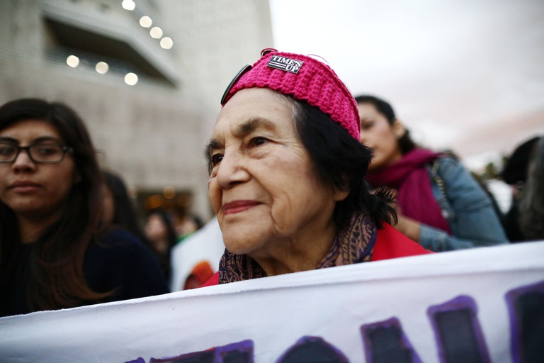 Dolores Huerta, worker's rights activist, 100 women project, time magazine
