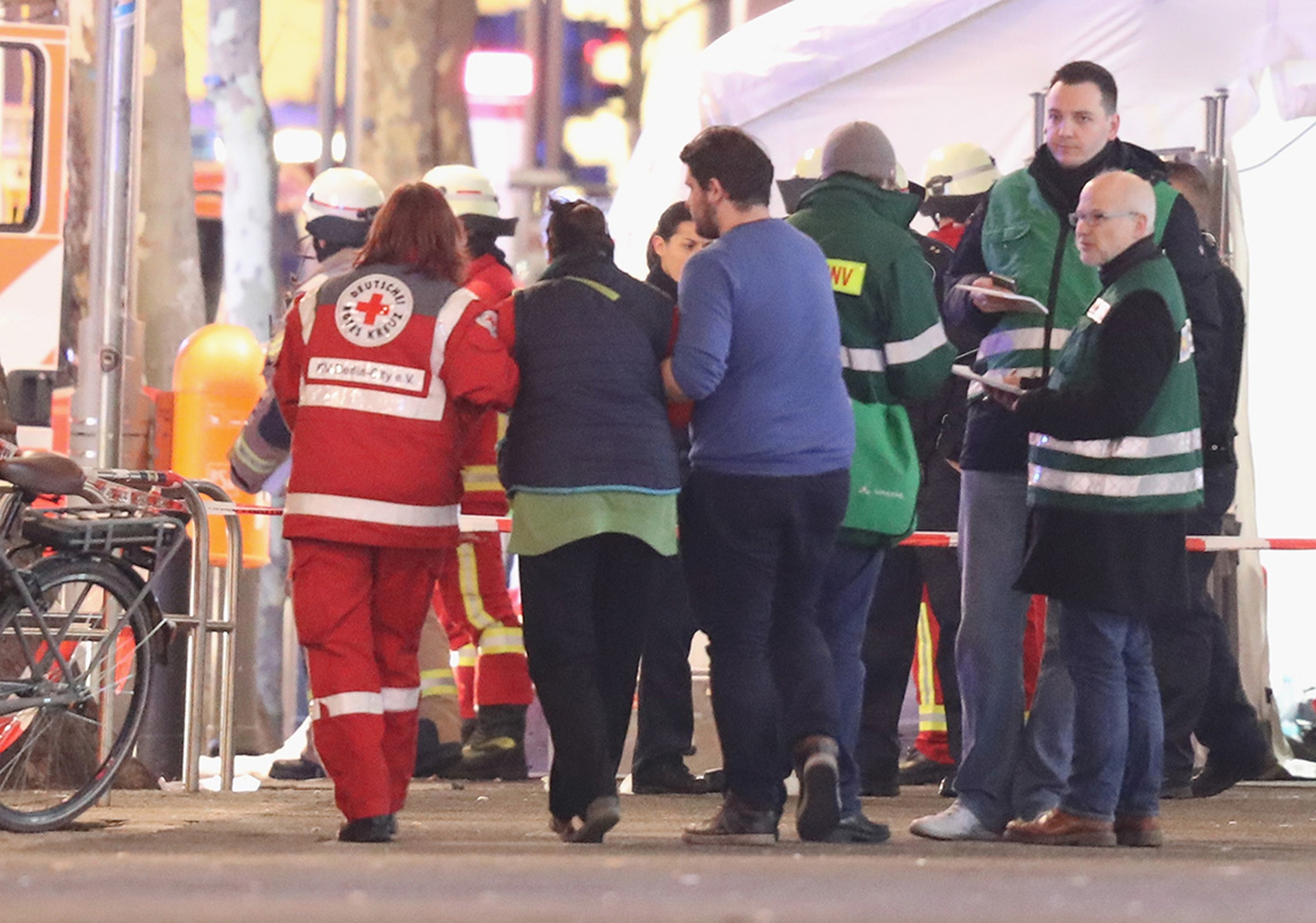 I soccorsi alla piazza di Berlino