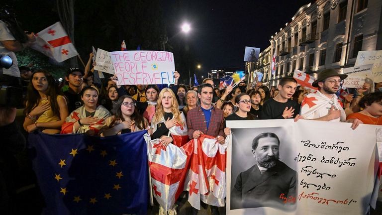 Proteste in Georgia