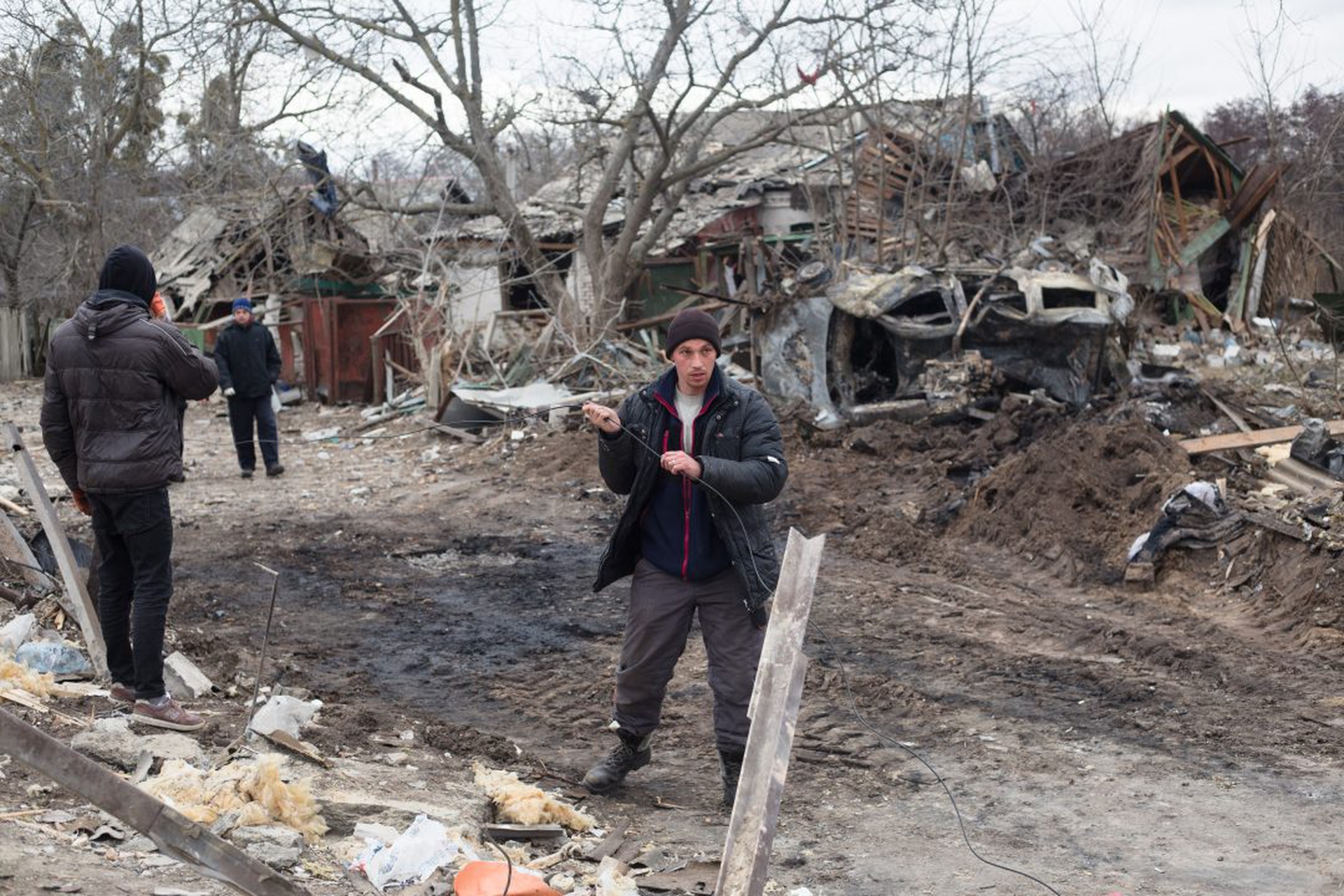 Air Strike Kills Six People In Markhalivka, Near Kyiv