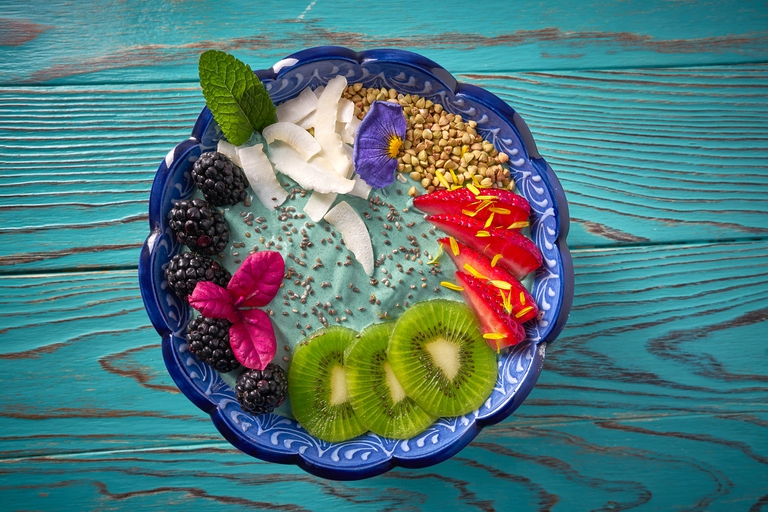 Colazione con alga spirulina