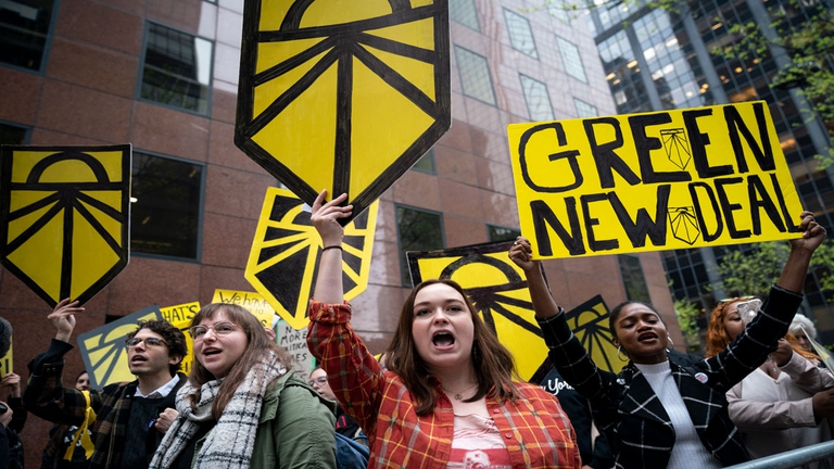 sunrise movement, green new deal, new york