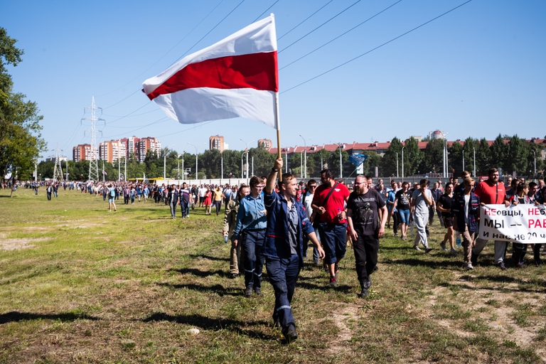 Manifestazione Bielorussia agosto 2020
