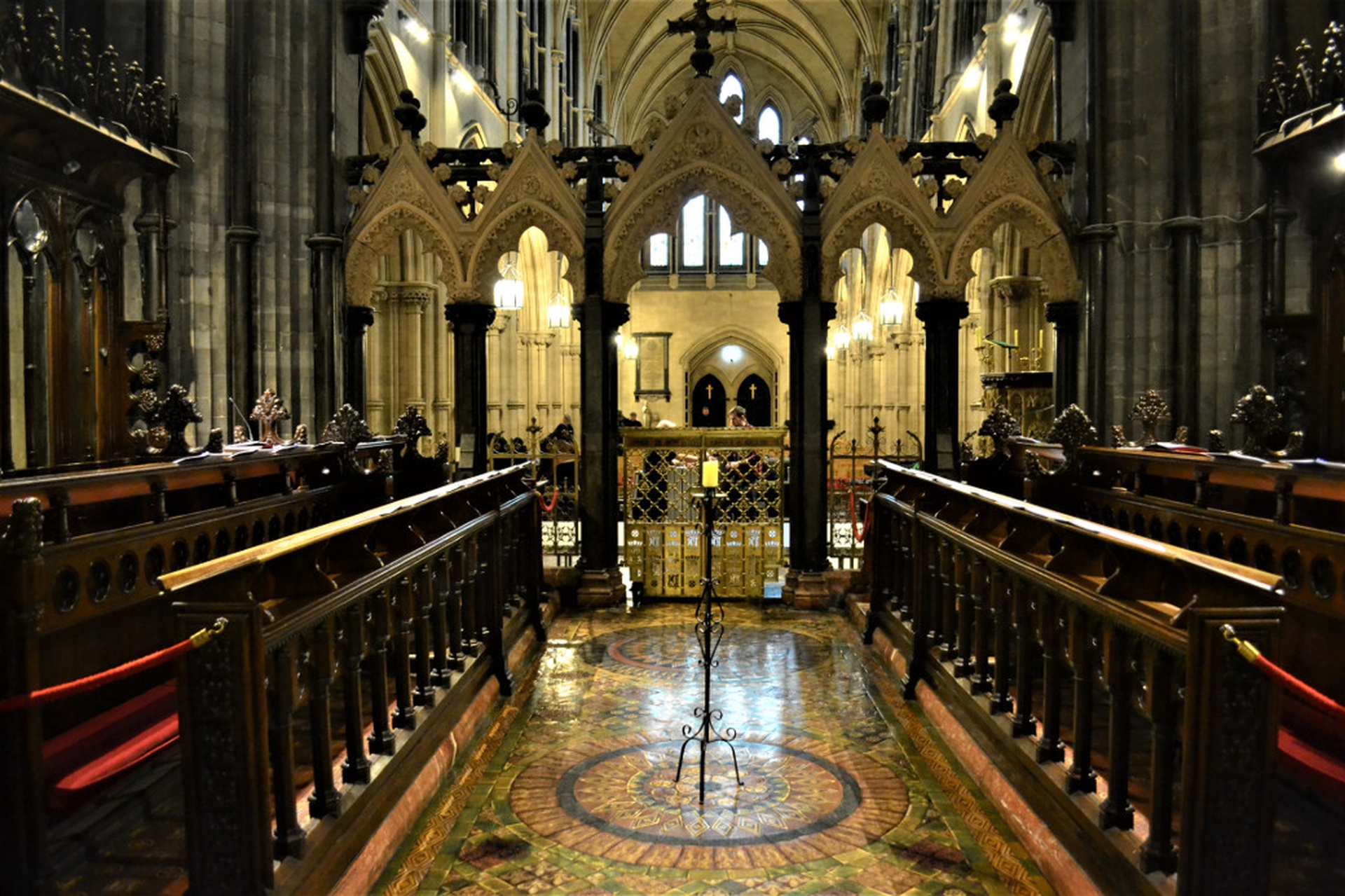 L'interno della Christ Church a Dublino
