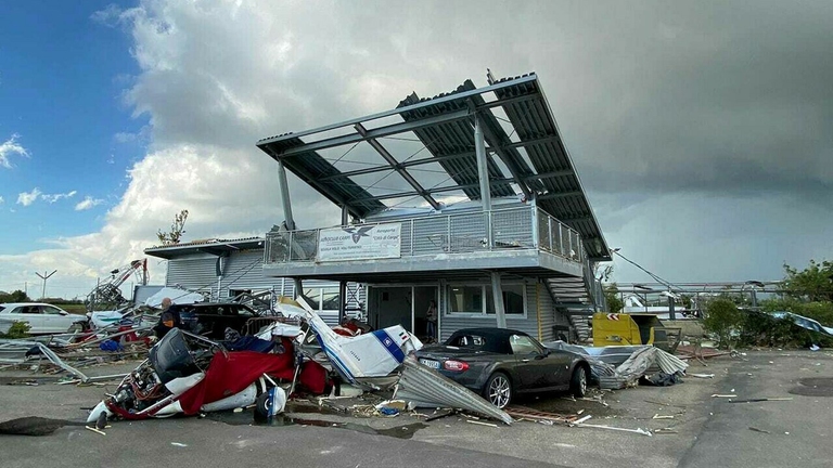 7 tornado hanno colpito la pianura Padana