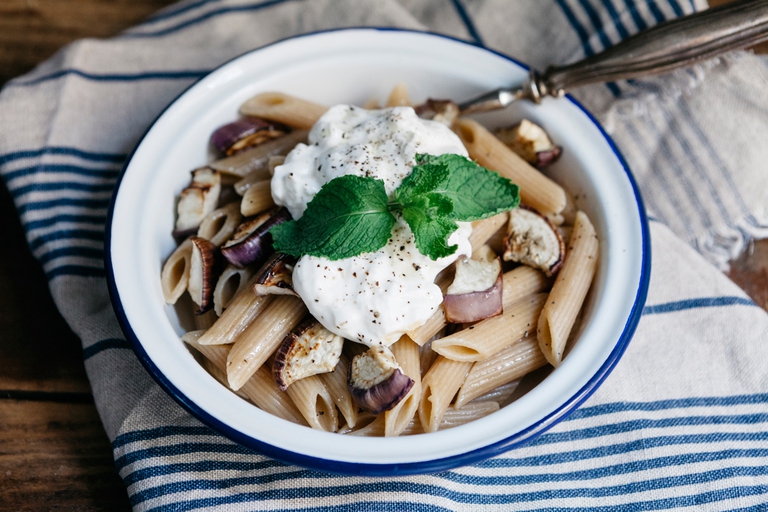 menta-Pasta-melanzane