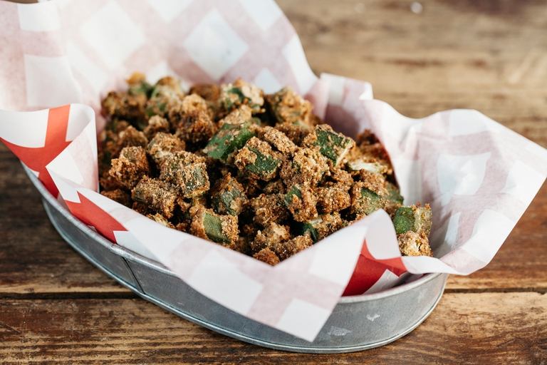 okra croccante al forno