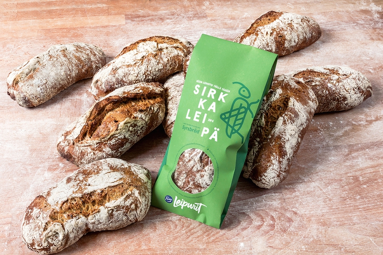 Il pane a base di farina di grilli prodotto dall'azienda finlandese Fazer