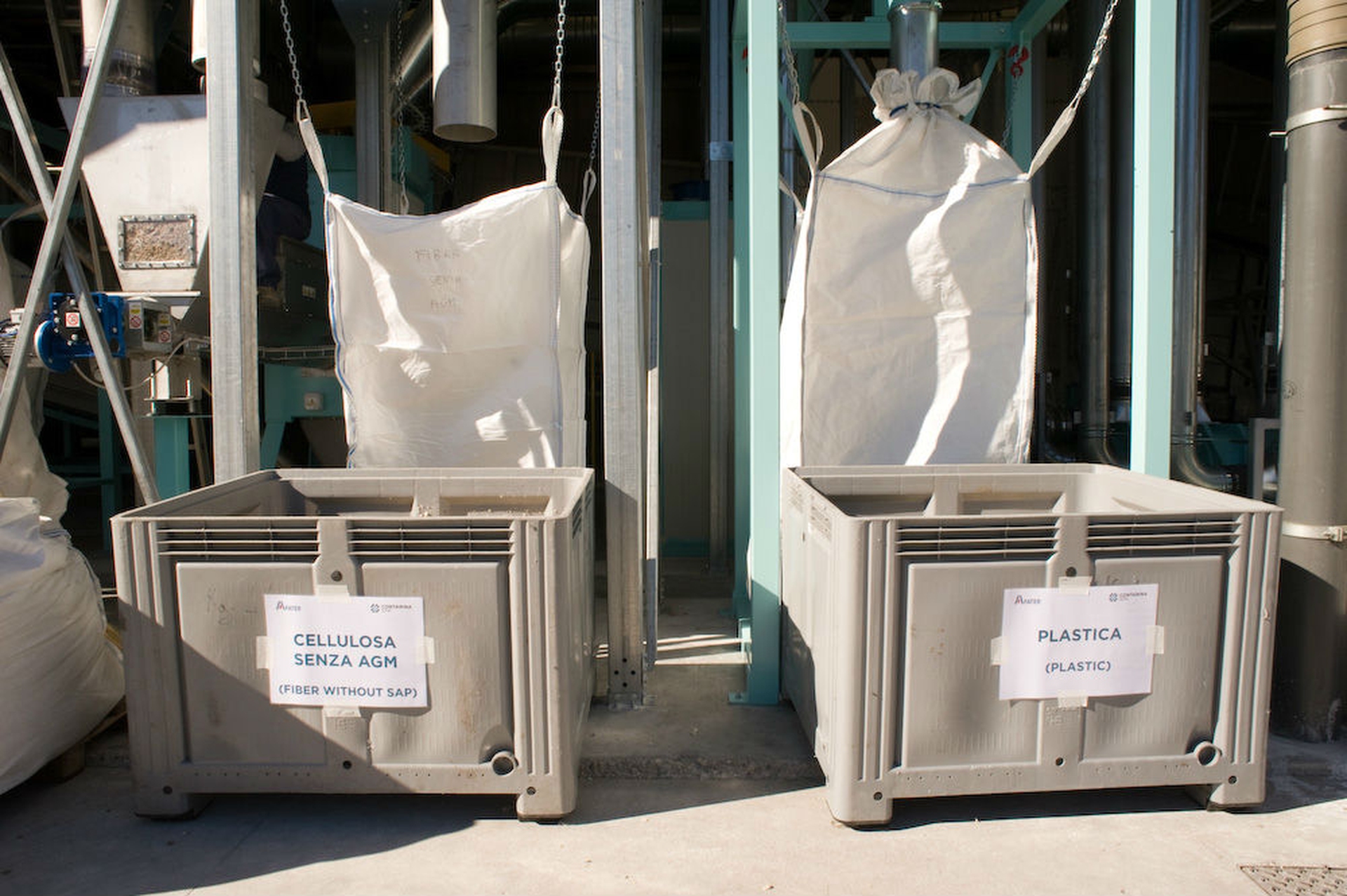 Raccoglitori materie prime seconde