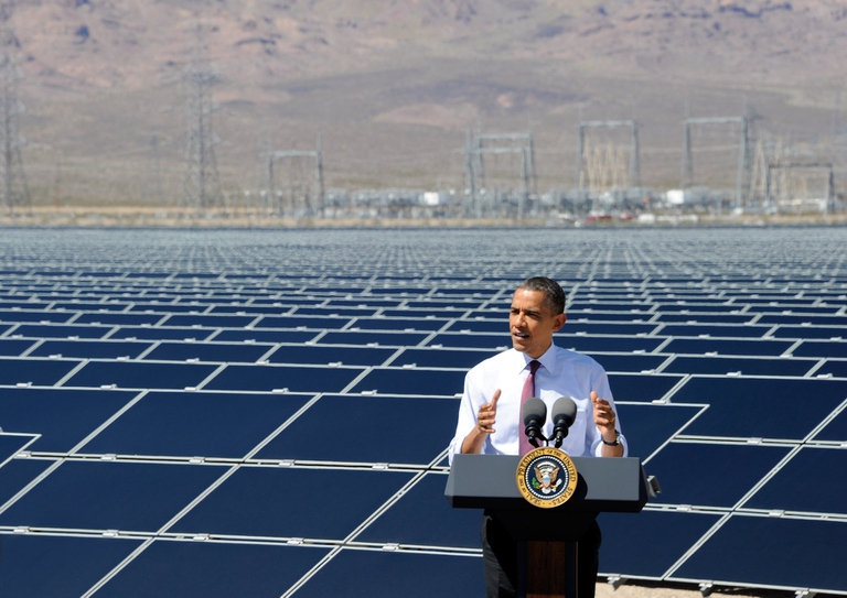 obama solare deserto