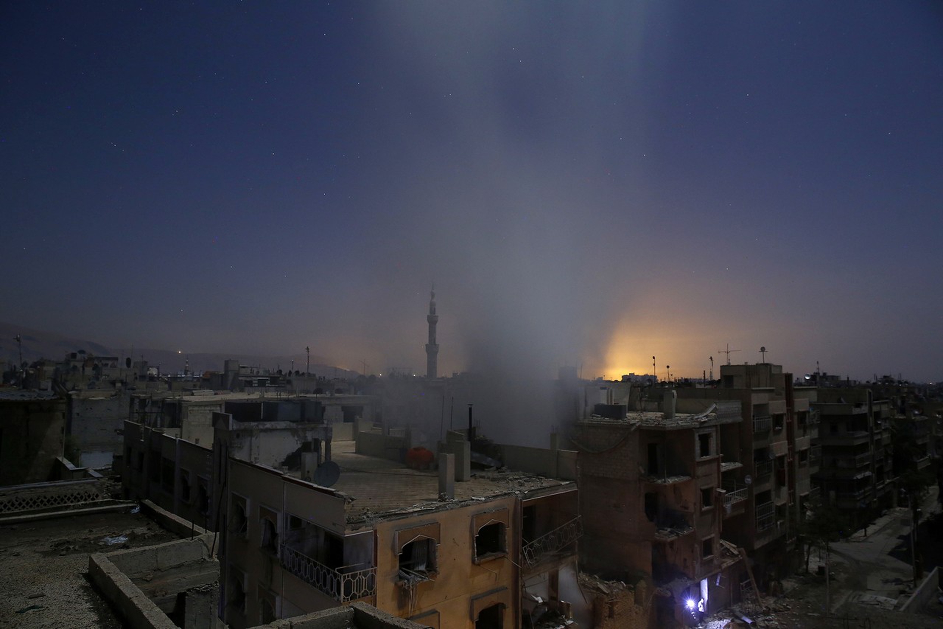 Sameer Al-Doumy - Aftermath of Airstrikes in Syria