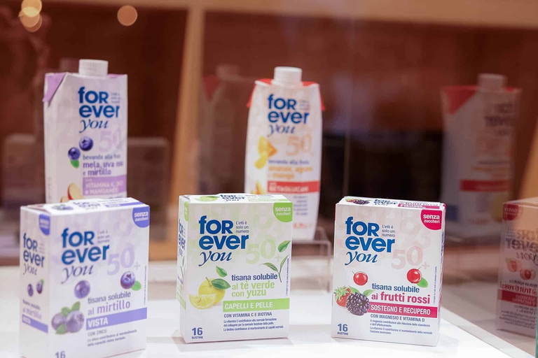 La linea Forever you si compone anche di tisane e bevande funzionali © Penny 