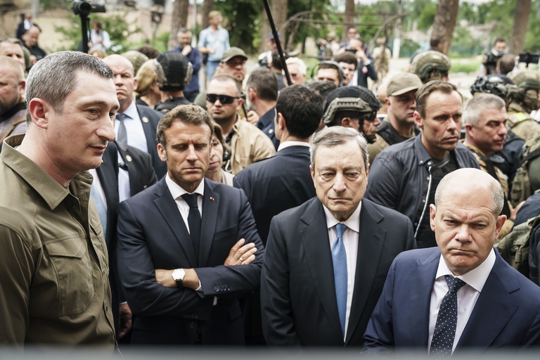 Draghi, Macron Scholz 