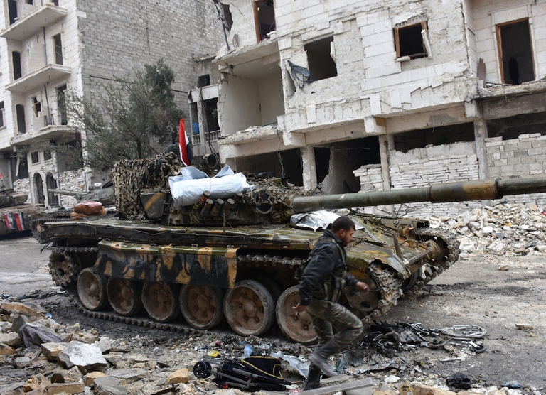 Siria carro esercito