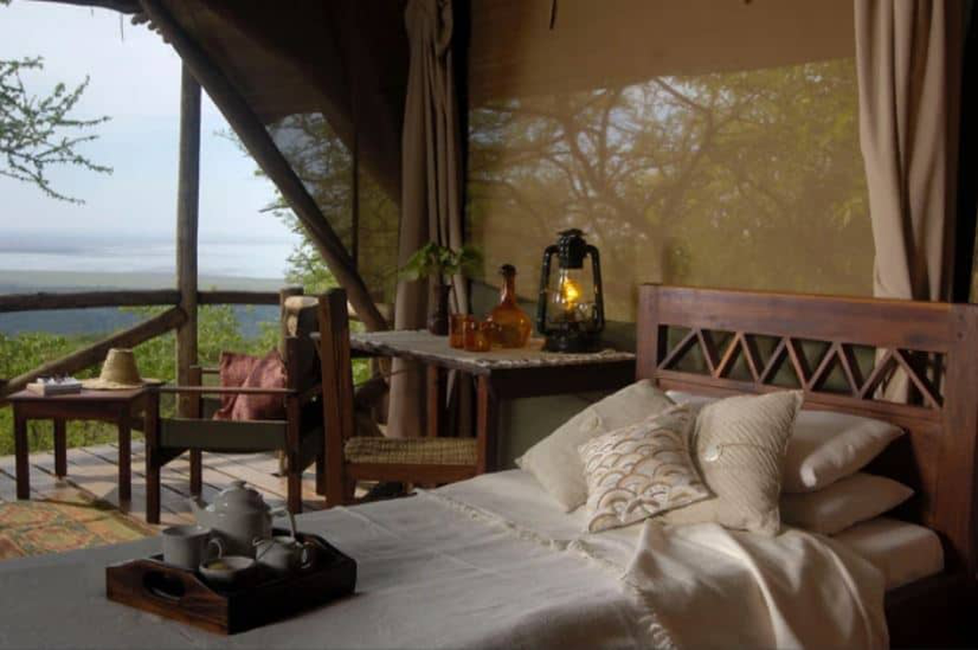 Un lodge nella savana
