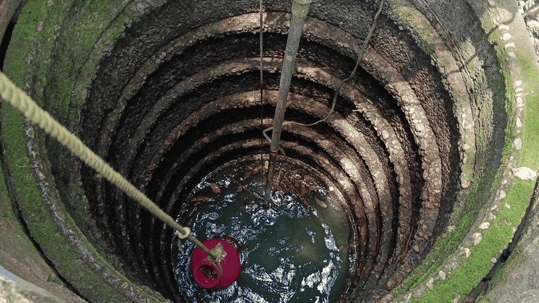 Pozzo d’acqua in India