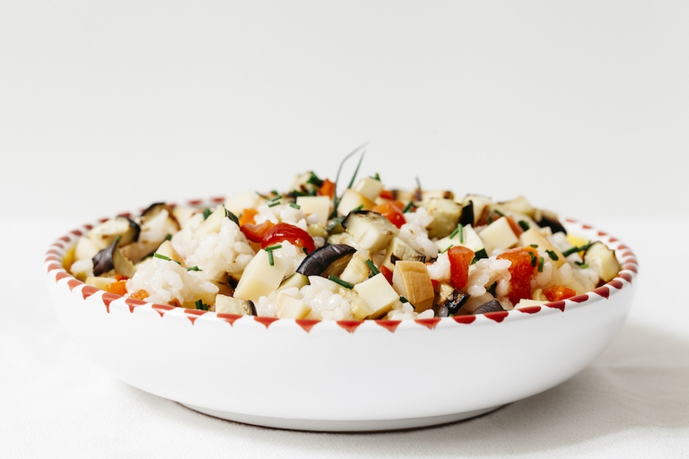 insalata di riso e verdure grigliate lifegate.it