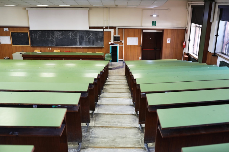 Università italiana chiusa per l'epidemia di coronavirus