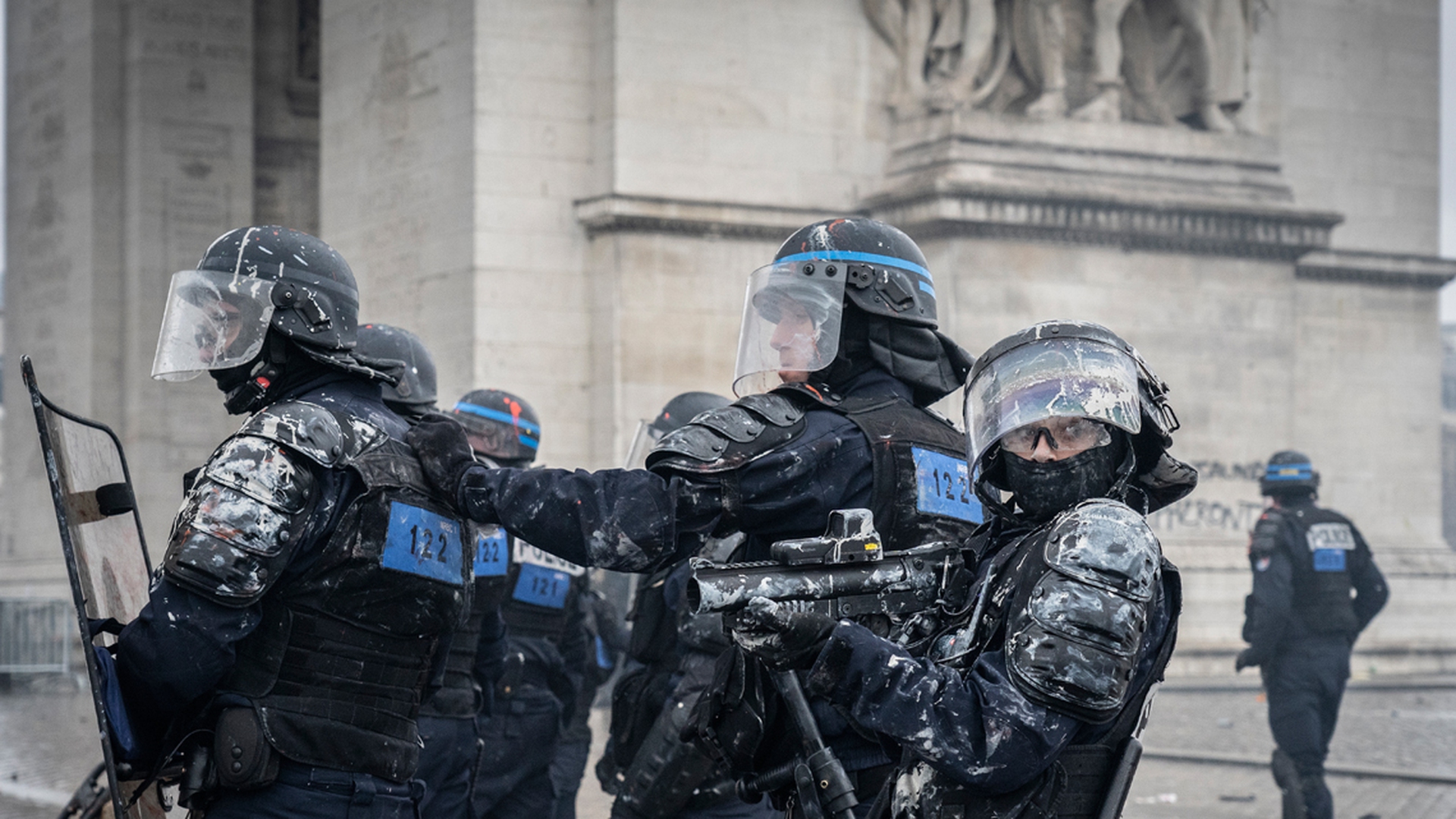 Gilet gialli a Parigi