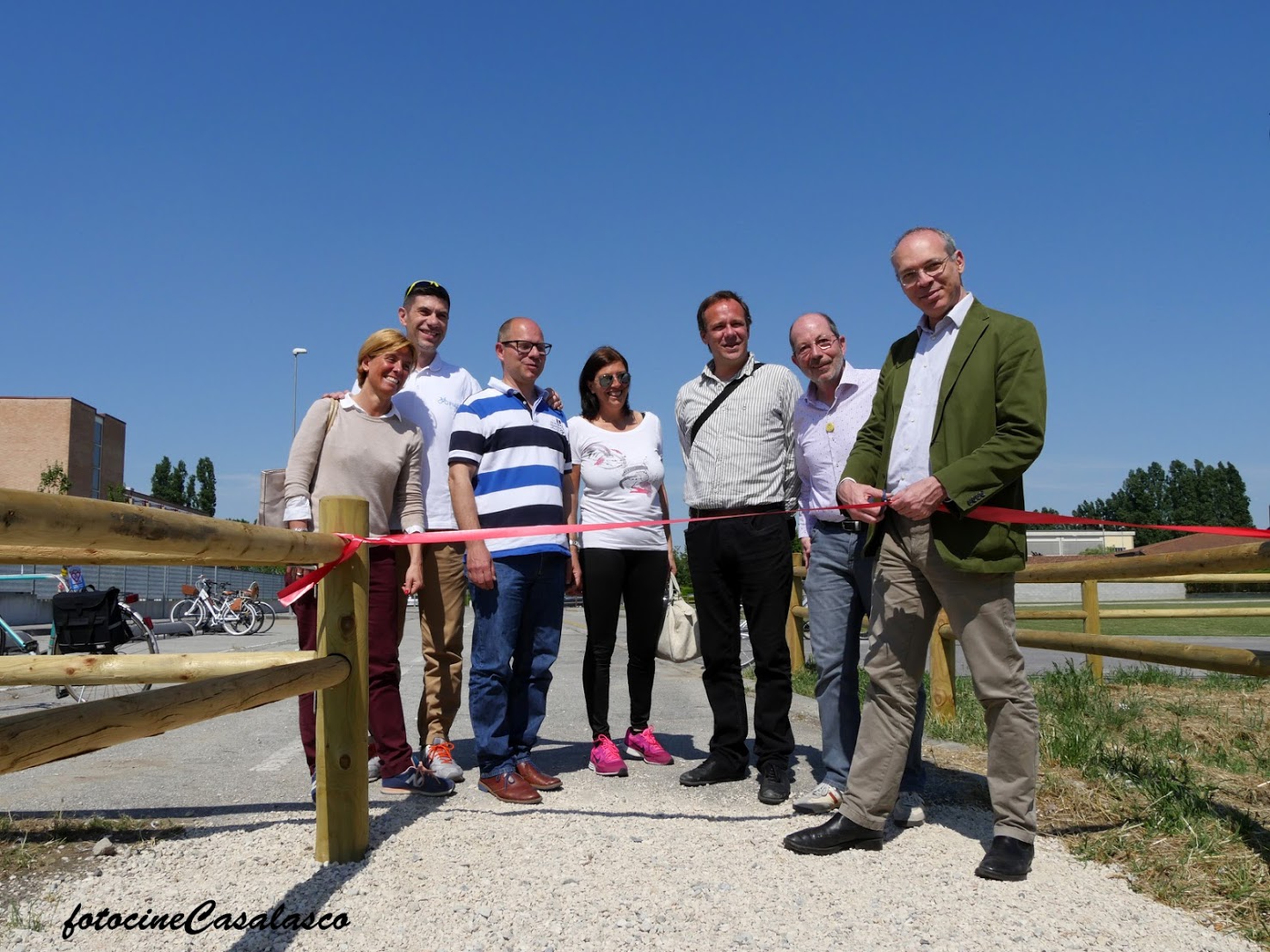 Inaugurazione stradello della tangenziale dei bambini a Casalmaggiore