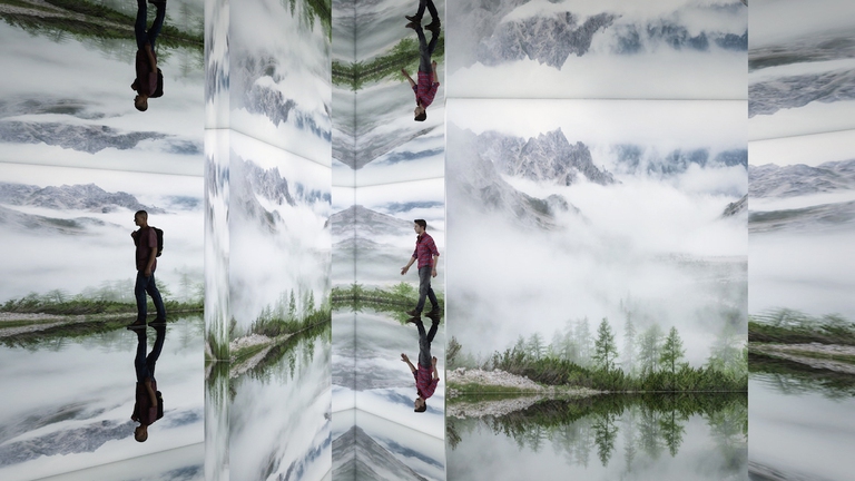 lumen museo di fotografia della montagna plan de corones alto adige sala degli specchi