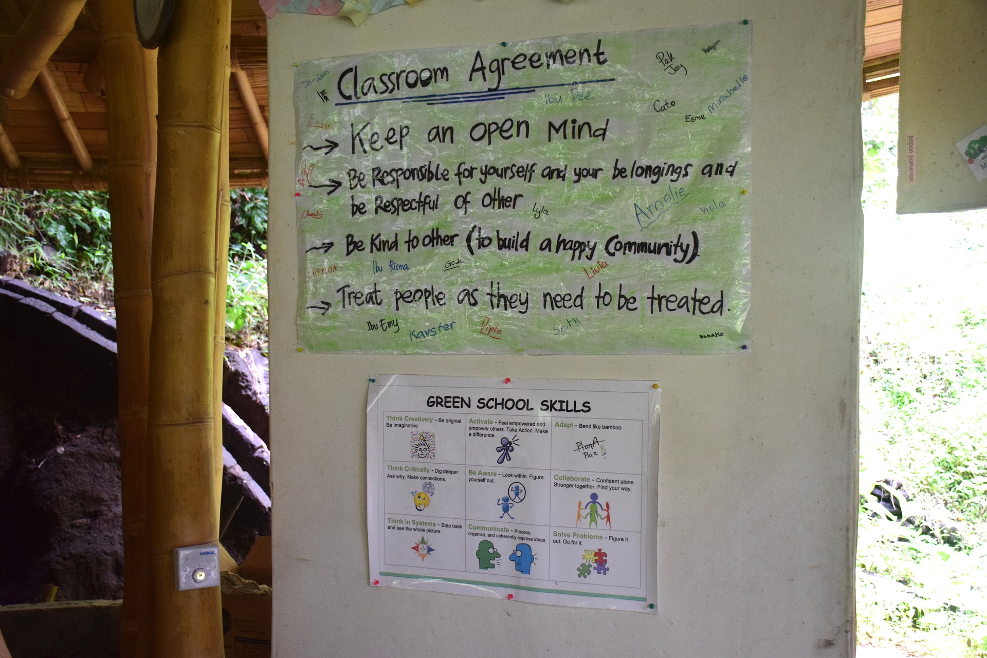 Le regole per gli studenti della Greenschool