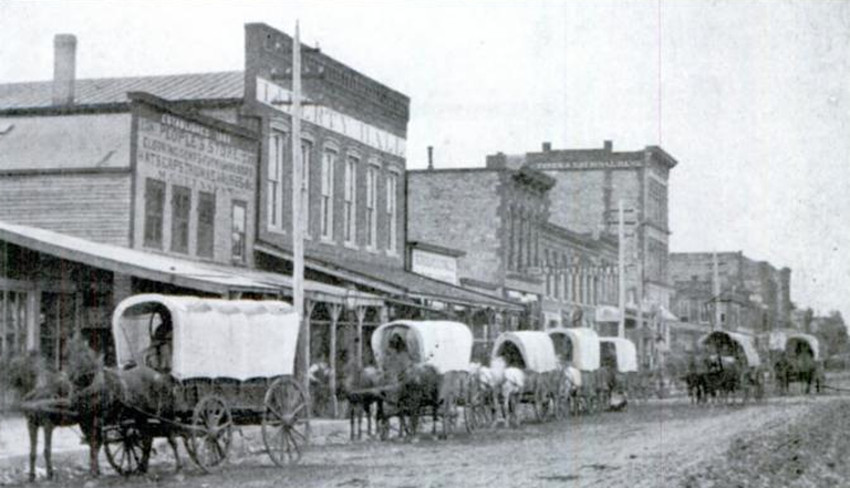 Topeka, Kansas, circa 1880 