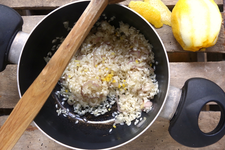 Tortino di risotto giallo