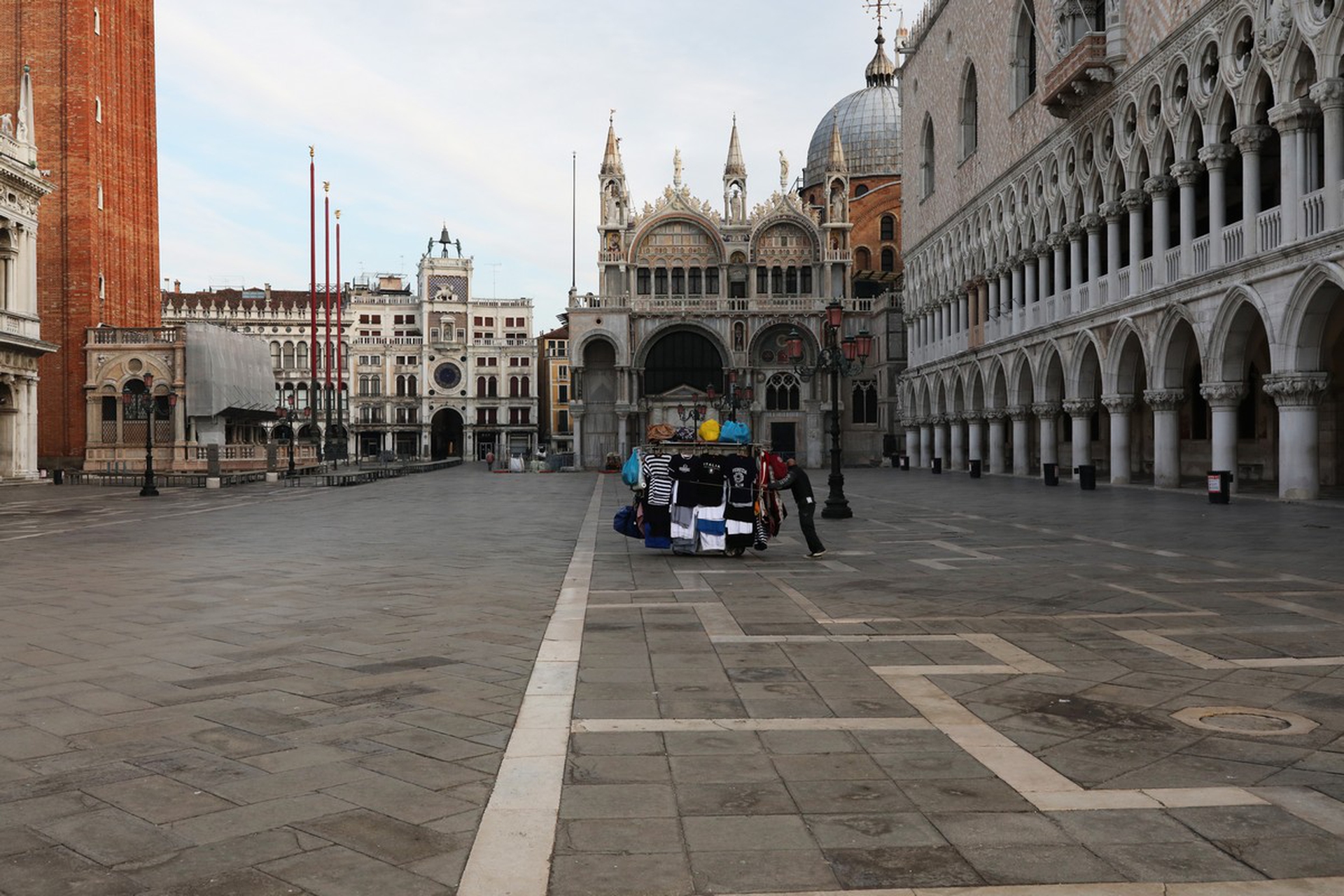 Le città svuotate dal coronavirus. Venezia