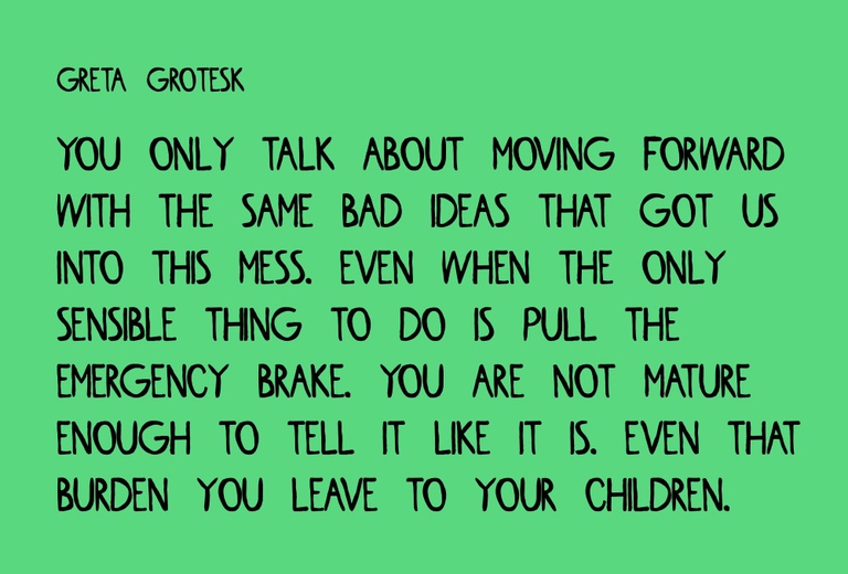 Greta Grotesk, Greta Thunberg, sciopero per il clima, climate strike