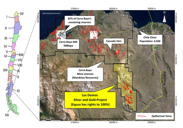Los domos, il progetto minerario di Equus Mining in Cile
