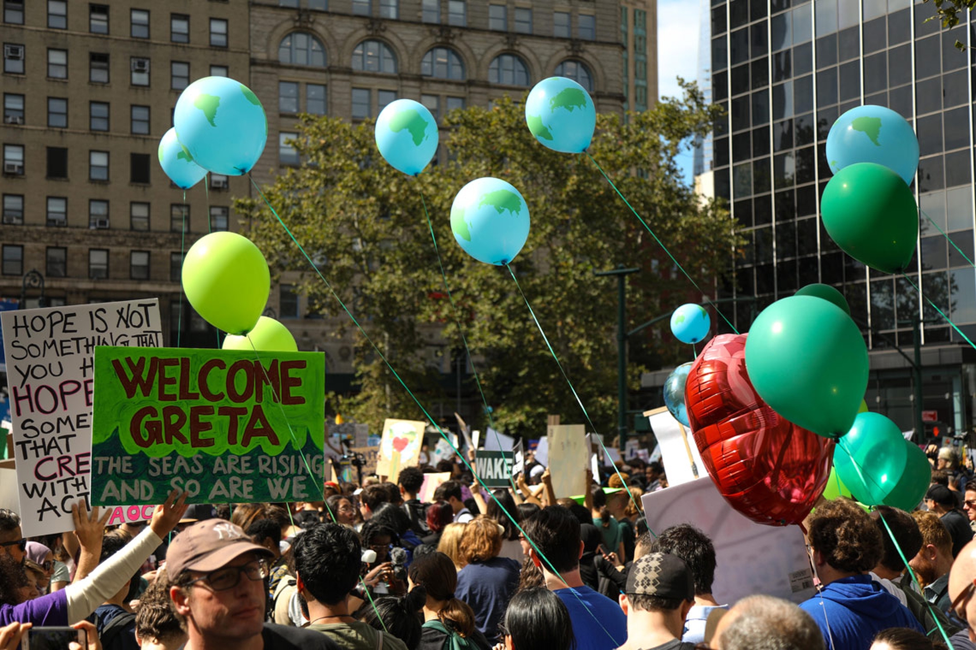 Sciopero di New York per il clima