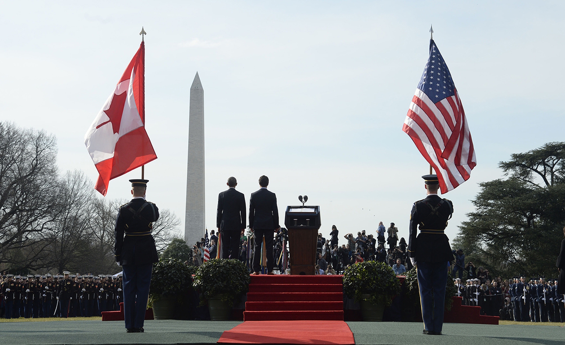 L'incontro tra Trudeau e Obama
