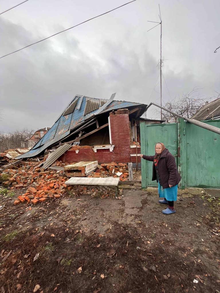 casa distrutta Ucraina